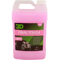4 liters Pink bottle of 3D Final Touch car polish on a white background