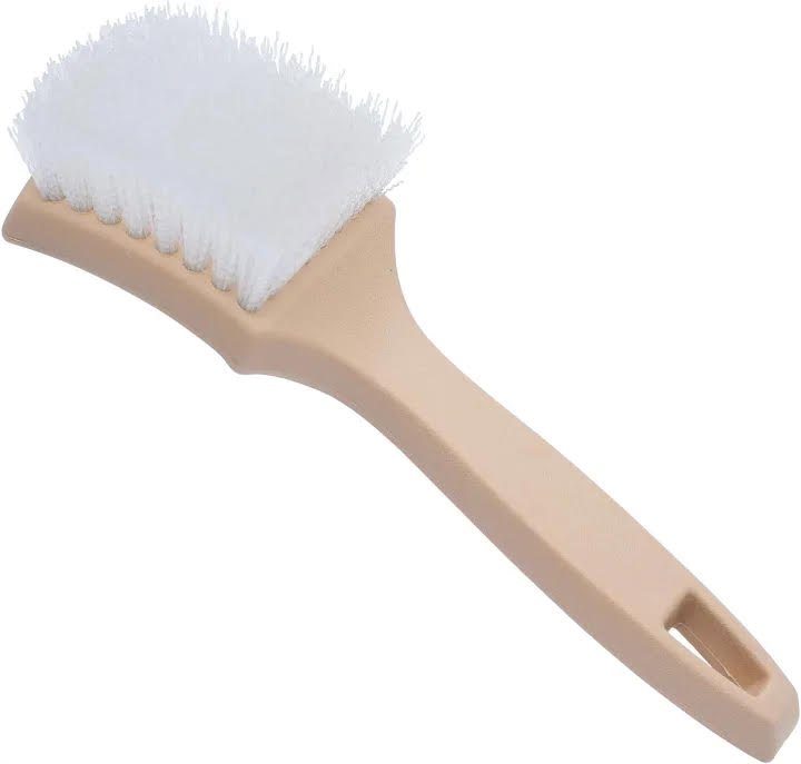 Nylon Speed Brush White Hard Bristled