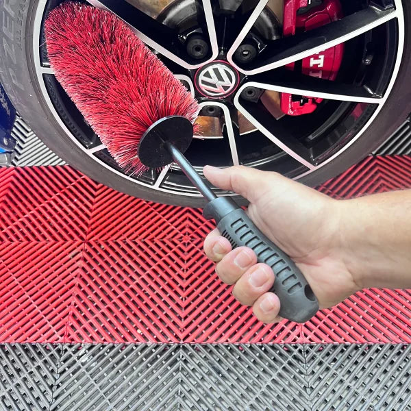 Wheel Spoke & Barrel Cleaning Brush with Nylon bristles